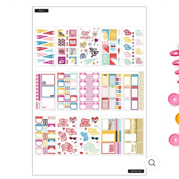 🆕 The Happy Planner: Sticker Sheets (Girl Power) - Picture 4 of 7